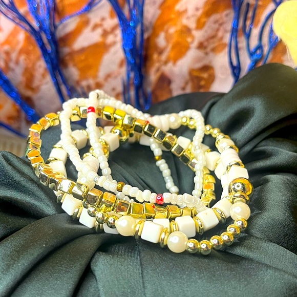 Bohemian glass Bracelet set - Picture 3 of 13